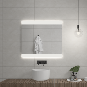 Fog free bathroom LED mirror